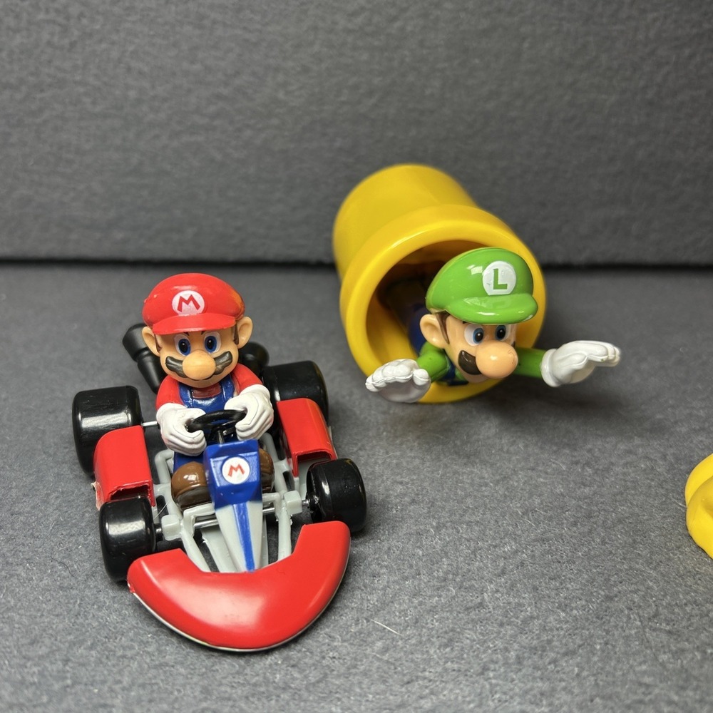 Super Mario Brothers Nintendo Figures Karts Toys Collectibles Mixed Lot Of‎ 5 - Picture 2 of 6